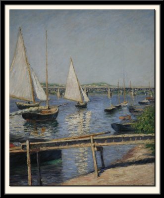 Voiliers a Argenteuil, vers 1888