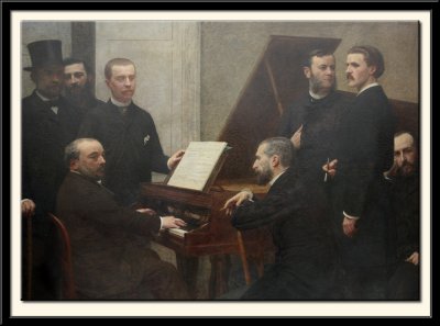 Autour du piano,1865