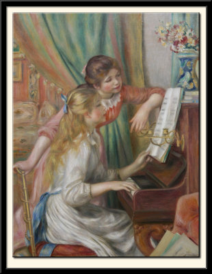 Jeunes filles au piano, 1892