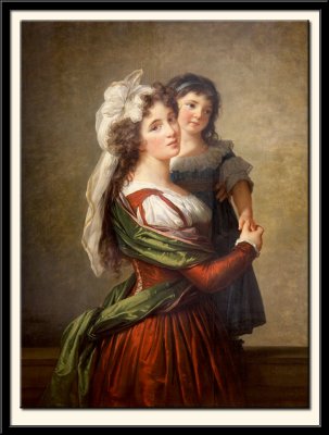 Madame Rousseau et sa fille, 1789