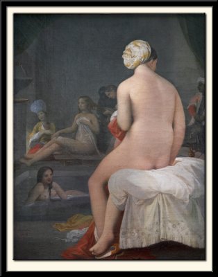 La petite baigneuse. Interieur de harem, 1828