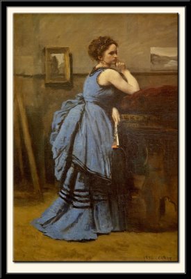 La dame en bleu, 1874