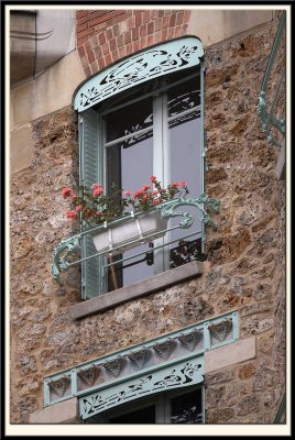 Window Box, Castel Beranger, 14 Rue la Fontaine, 1897-98