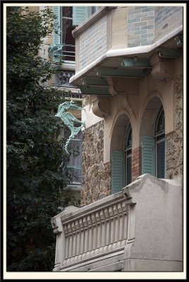Balcony, Castel Beranger, 14 Rue la Fontaine, 1897-98