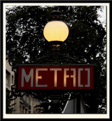 Metro Sign