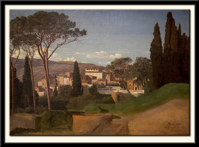 Vue d'une villa romaine, 1844