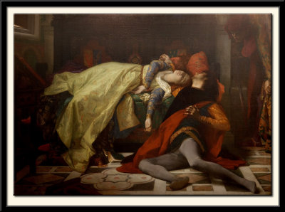 Mort de Francesca de Rimini et de Paolo Malatesta, 1870