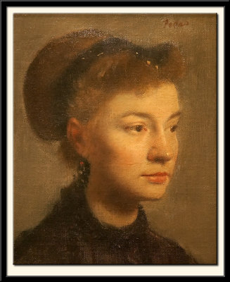 Portrait de jeune femme, 1867