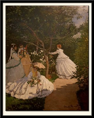 Femmes au jardin, 1866-67
