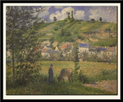 Paysage a Chaponval,1880