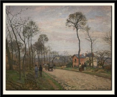 La route de Louveciennes, 1870