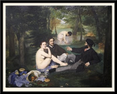 Le dejeuner sur l'herbe, 1863
