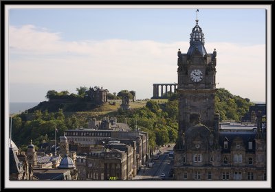 Balmoral Hotel & Calton Hill