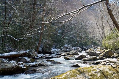 Big Creek Snow 1 - Great Smoky Mountain National Park