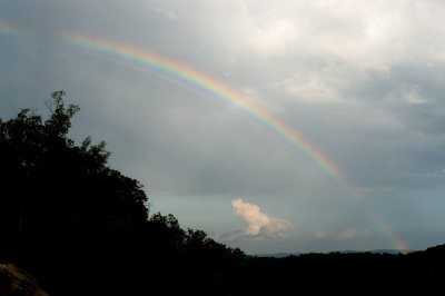Rainbow over Toxaway 1