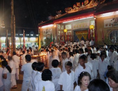 buddhist  vegetarian festival in trang