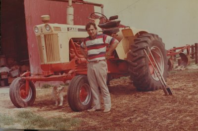 This is a picture I took of my dad around 1982