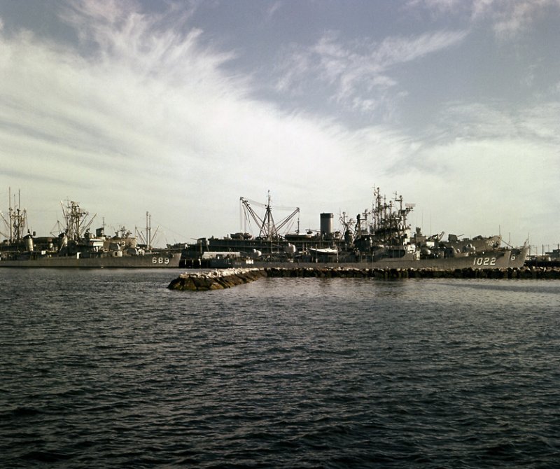  Newport , RI, Pier one  (Rare Color image)