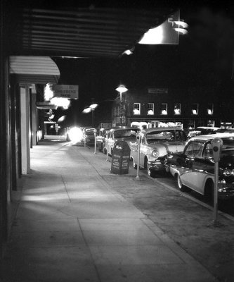 Milton Florida, at night, in 1960