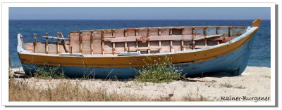Old Boat on Sea Side