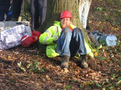 Martin takes a break from Writing Navvies