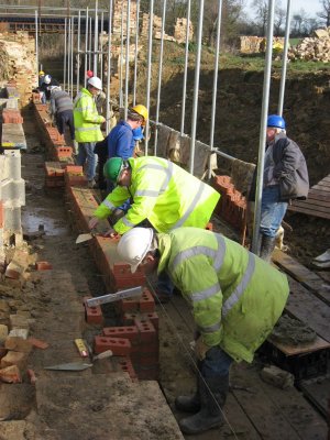 Lots of bricklayers this weekend
