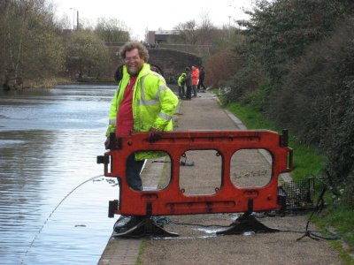 Martin's own towpath stoppage