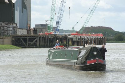 Barking Creek - note wharf being rebuilt