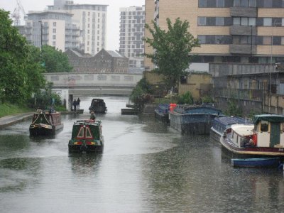 A very wet & soggy Regents canal