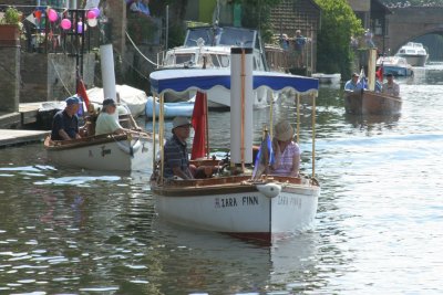 The steam boats return