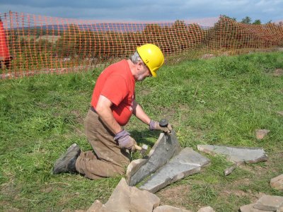 Frank splitting stone for copers