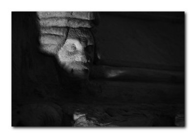 worn face, rosslyn chapel