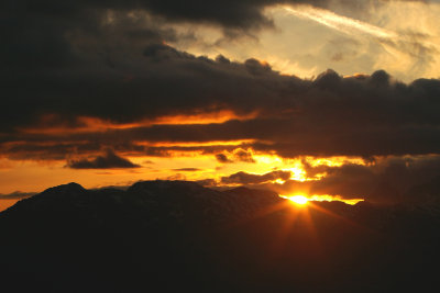 Sunset on Philips Ridge