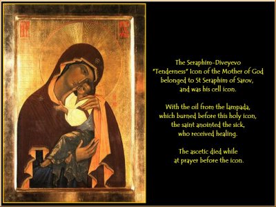 Icon of Mother of Tenderness of Seraphim of Sarov