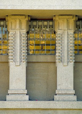Unity Temple details Frank L. Wright