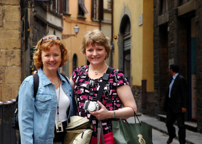 My traveling companions, Susan & Jenny