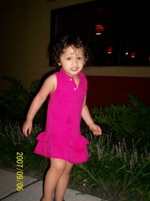 Leyla posed for Mommy