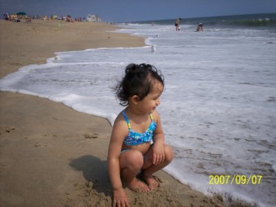 Leyla loves the Ocean