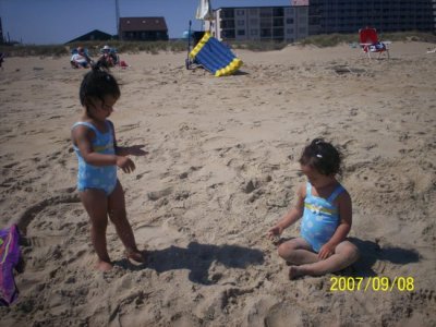 Girls are playing
