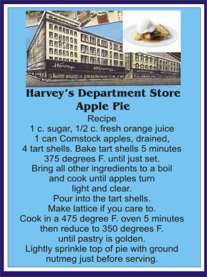 Harvey's Apple Pie recipe