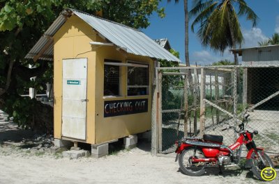 Kiritimati checkout booth