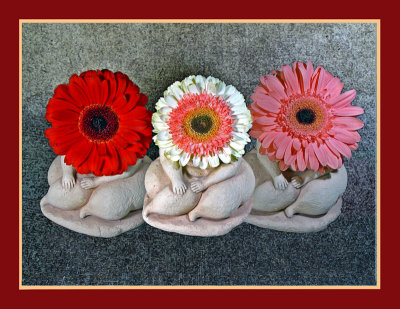 The three sisters-Challenge 87:Flower Power