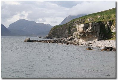 The Cullin mountains from Elgol harbour