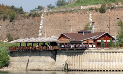 Non-Floating restaurant on Sava River