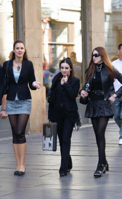 Three Ladies in Black