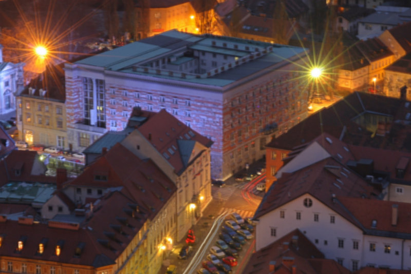 Ljubljana from the castle, 2006