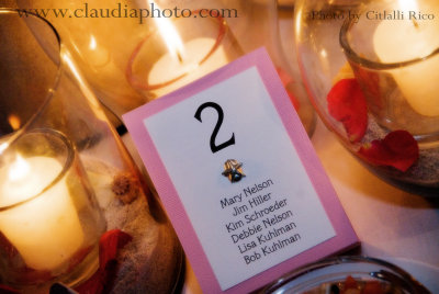 Personalized Table Tent, Photo by Citlalli, Claudia Rodriguez Photography, www.claudiaphoto.com