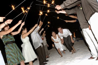 Sparklers - Photo by Peter Van De Maele, www.d-eye-d.com