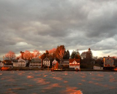 Blustery Sunset at Stony Creek