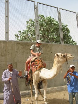 Brian's camel ride